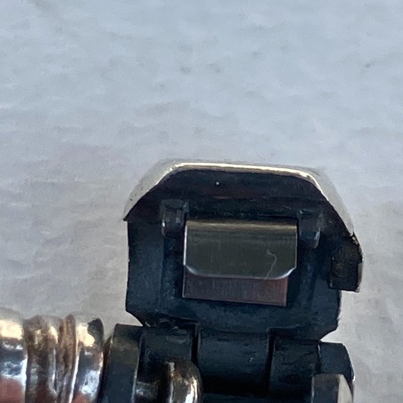 Pandora brownish leather bracelet with  16" sterling silver charm. - Picture 11 of 13